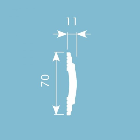 Картинка товара мx032 молдинг cosca 2000*70*11 мм МХ032 parketcity-ufa.ru