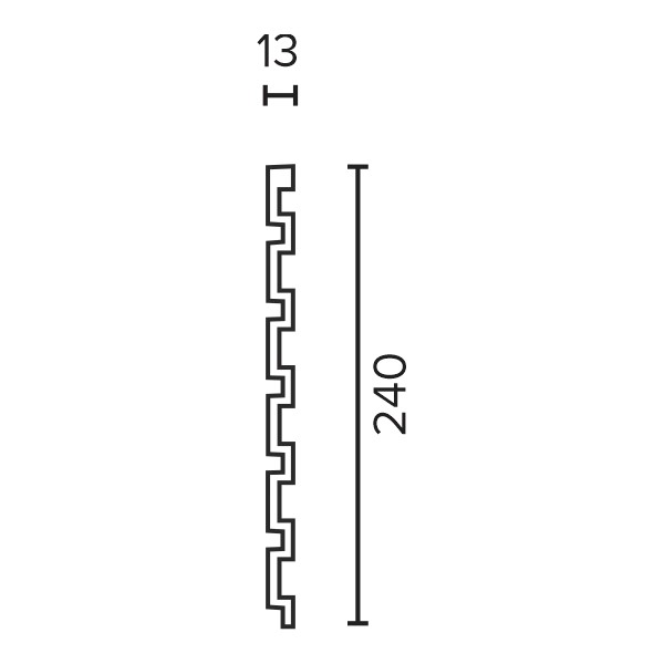 Картинка товара панель decor-dizayn 916-66 3000*240*13 мм 916-66SH parketcity-ufa.ru