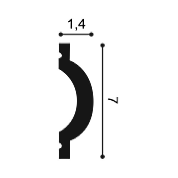 Картинка товара молдинг orac p9901 2000*70*28 мм P9901 parketcity-ufa.ru