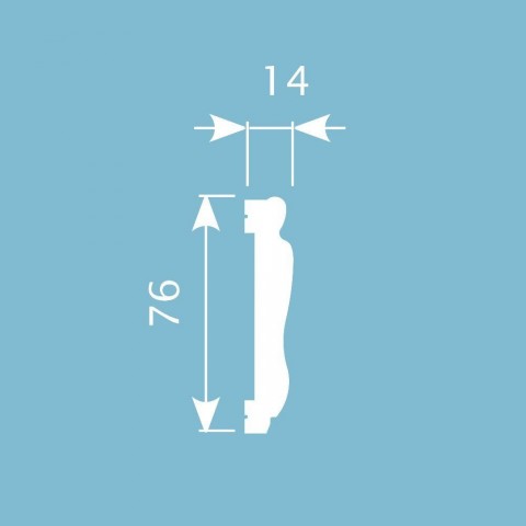 Картинка товара мx033 молдинг cosca 2000*76*14 мм МХ033 parketcity-ufa.ru