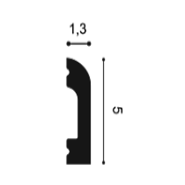 Картинка товара плинтус orac sx182 2000*50*13 мм SX182 parketcity-ufa.ru