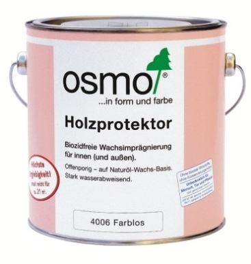 Картинка товара пропитка с водоотталкивающим эффектом osmo 4006 holzprotektor (0,75л/2,5л) #4006 parketcity-ufa.ru