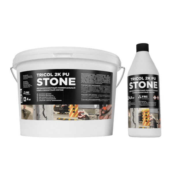 Картинка товара клей для камня tricol 2k pu stone (4,5кг) YP02000ALN10 parketcity-ufa.ru