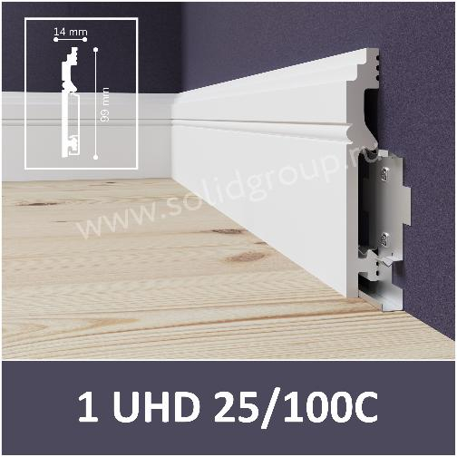 Картинка товара плинтус solid uhd 25/100с 2400*99*14 мм 1UHD 25/100С parketcity-ufa.ru