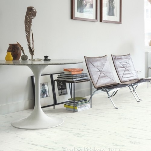 Картинка товара плитка quick-step alpha vinyl oro base 40136 мрамор каррарский белый AVSTT40136 parketcity-ufa.ru