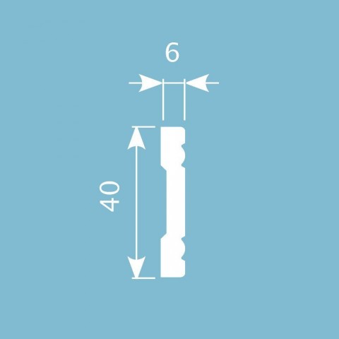 Картинка товара мx015 молдинг cosca 2000*40*6 мм МХ015 parketcity-ufa.ru