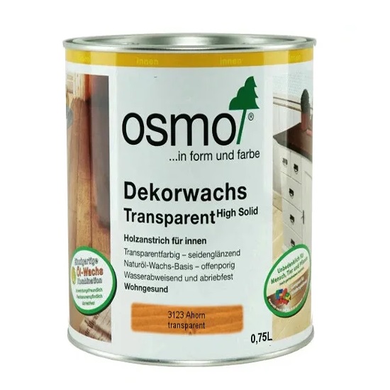 Картинка товара масло osmo 3123 dekorwachs transparent клен (0,75л/2,5л) #3123 parketcity-ufa.ru
