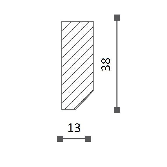 Картинка товара плинтус nmc ft1 2000*38*13 мм 3012614 parketcity-ufa.ru