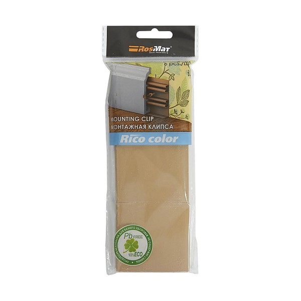 Картинка товара клипса для плинтуса rico (6шт/уп) 011923 parketcity-ufa.ru