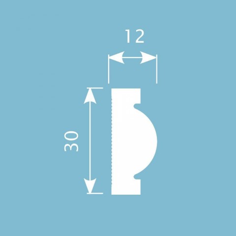 Картинка товара мx042 молдинг cosca 2000*30*12 мм МХ042 parketcity-ufa.ru