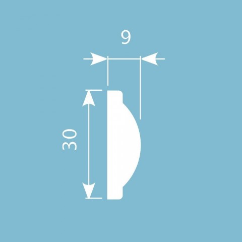 Картинка товара мx017 молдинг cosca 2000*30*9 мм МХ017 parketcity-ufa.ru