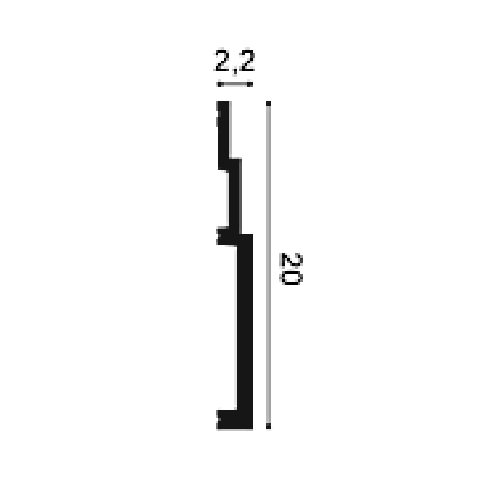 Картинка товара плинтус orac sx181 2000*200*22 мм   SX181 parketcity-ufa.ru