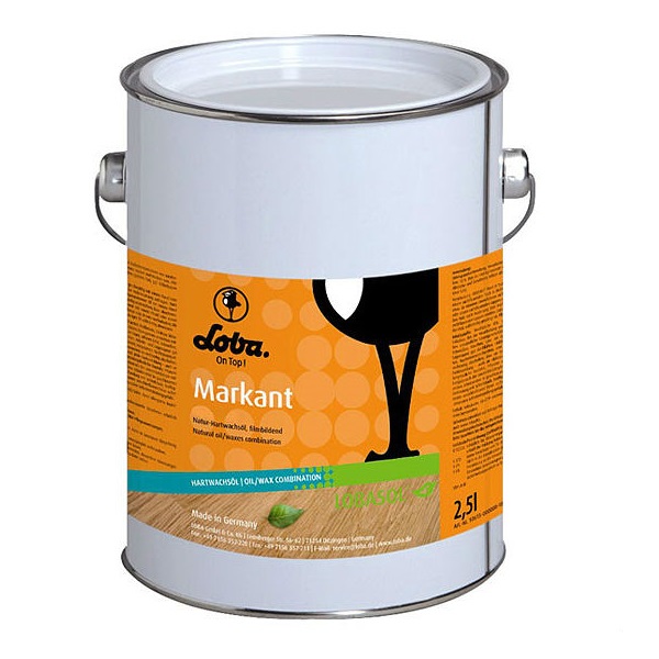 Картинка товара масло lobasol markant hardwax oil (2,5л) матовое 013187 parketcity-ufa.ru