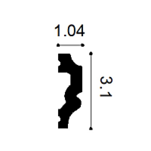 Картинка товара молдинг orac px116 2000*31*10 мм PX116 parketcity-ufa.ru