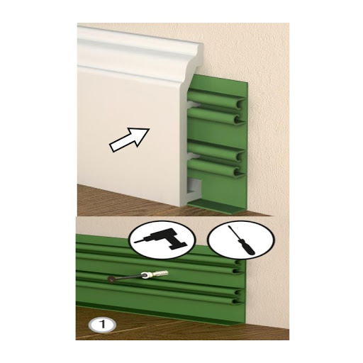 Картинка товара клипса для плинтуса rico (6шт/уп) 011923 parketcity-ufa.ru