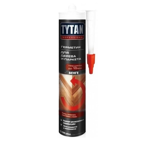 Картинка товара герметик для дерева и паркета tytan (280мл) цветной 004136 parketcity-ufa.ru