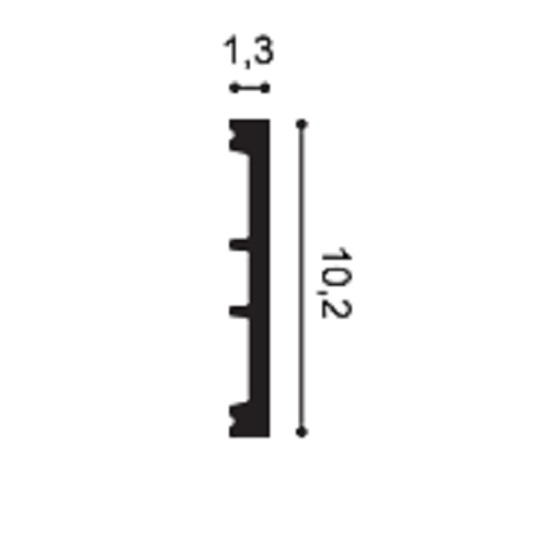 Картинка товара плинтус orac sx163 square 2000*102*13 мм SX163 parketcity-ufa.ru