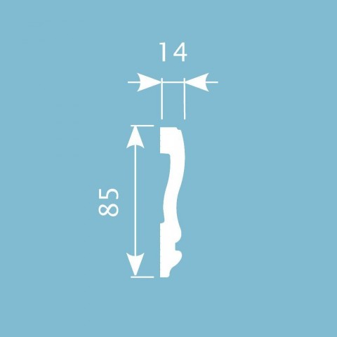 Картинка товара мx029 молдинг cosca 2000*85*14 мм МХ029 parketcity-ufa.ru