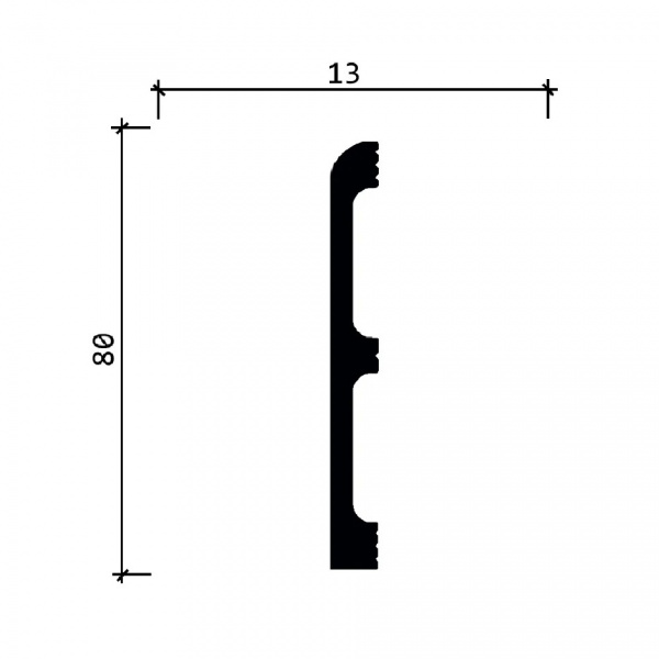 Картинка товара плинтус decor-dizayn 706-25 2400*80*13 мм 706-25 parketcity-ufa.ru