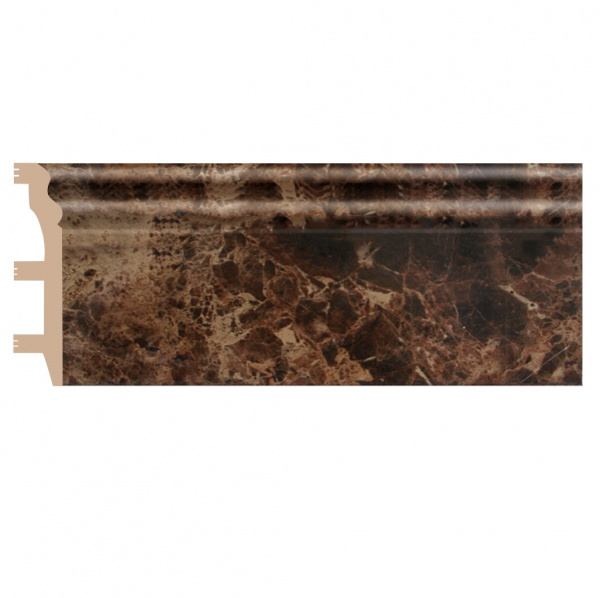 Картинка товара плинтус decomaster 232-713 коричневый 2400*100*22 мм D232-713/14 ДМ parketcity-ufa.ru