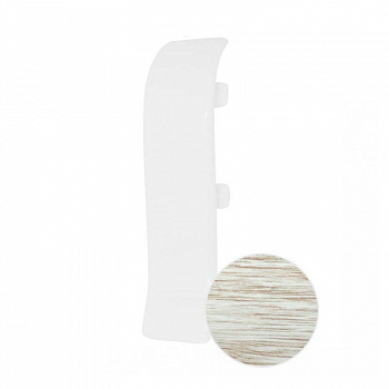 Плинтус Arbiton INDO 135 Дуб Платиновый  СНЯТ!!! (Соединитель)