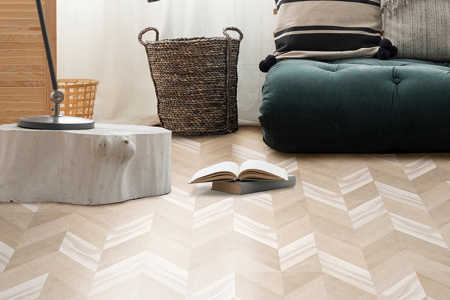 Картинка товара пробковое покрытие corkstyle chevron creme  012168 parketcity-ufa.ru