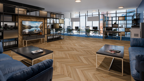 Картинка товара spc ламинат damy floor шеврон лувр DF04-Ch parketcity-ufa.ru