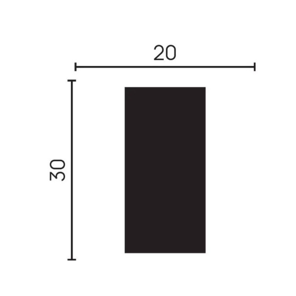 Картинка товара молдинг decor-dizayn dd611 2000*30*20 мм DD611 parketcity-ufa.ru