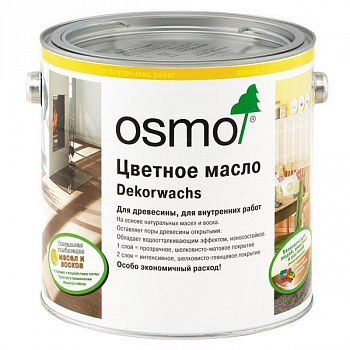 Масло Osmo 3168 Dekorwachs Transparent Дуб антик (0,75л/2,5л) (2,5 л) Масло Osmo 3168 Dekorwachs Transparent Дуб антик (0,75л/2,5л) (2,5 л)