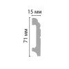 Картинка товара плинтус decomaster a024 2000*71*15 мм A024  parketcity-ufa.ru