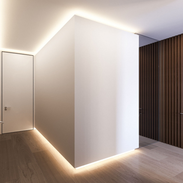 Картинка товара теневой плинтус laconistiq light 41 3000*41*15 мм 010442 parketcity-ufa.ru