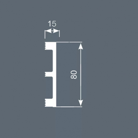 Картинка товара плинтус cosca px048 2000*80*15 мм PX048 parketcity-ufa.ru