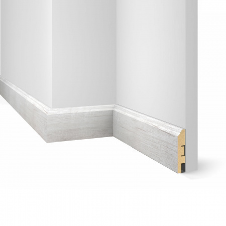 Картинка товара плинтус мдф cosca wp07 дуб эффект светло-серый 2400*80*16 мм СПБ103728 parketcity-ufa.ru