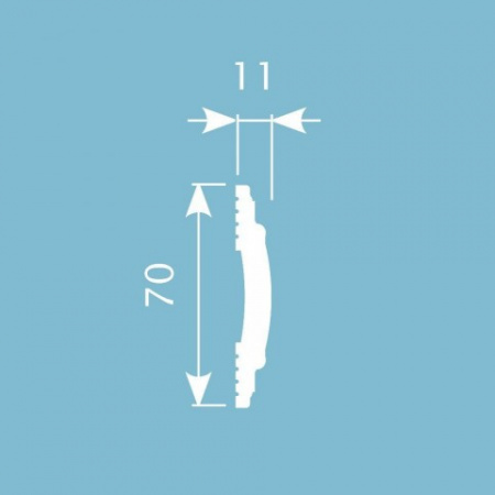 Картинка товара мx032 молдинг cosca 2000*70*11 мм МХ032 parketcity-ufa.ru