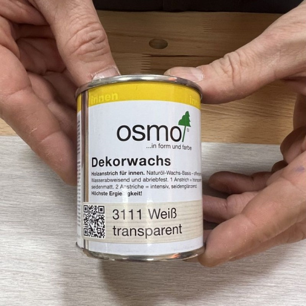 Картинка товара масло osmo 3111 dekorwachs transparent белое (0,125л)  parketcity-ufa.ru