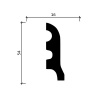 Картинка товара плинтус decor-dizayn dd18 2000*54*16 мм DD18 parketcity-ufa.ru