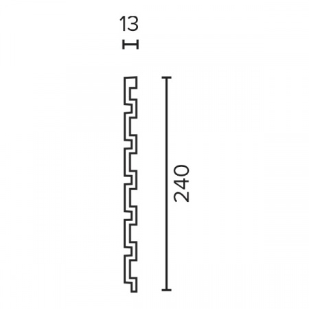 Картинка товара панель decor-dizayn 916-66 3000*240*13 мм 916-66SH parketcity-ufa.ru