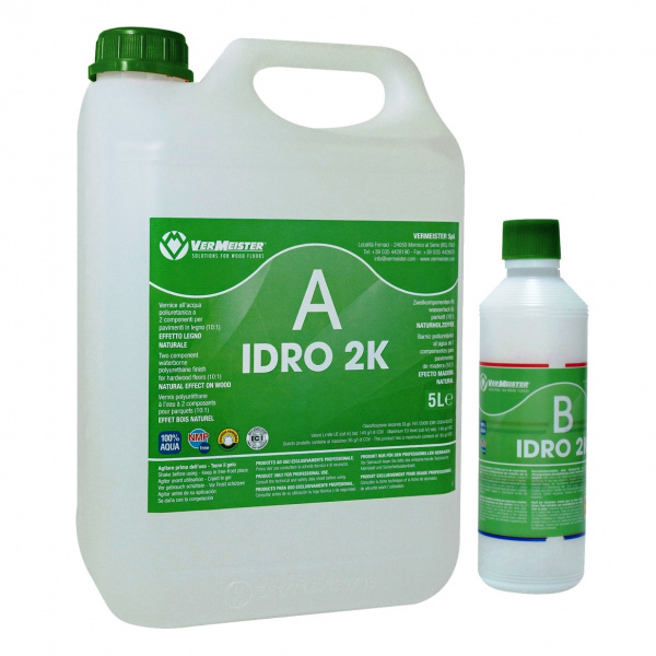 Картинка товара лак для паркета vermeister idro 2к (5,5л) 002380 parketcity-ufa.ru