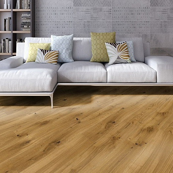 Паркетная доска Weitzer Diele 1800 Дуб рустик Mandel (заболонь) parketcity-ufa.ru