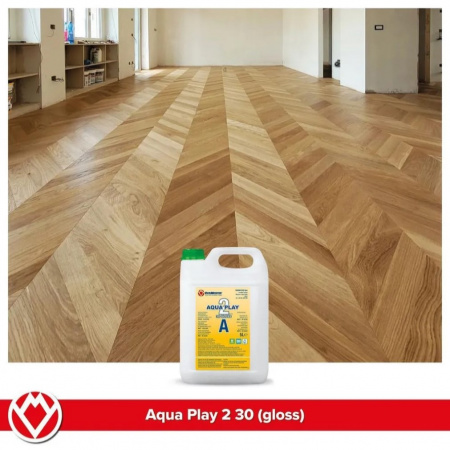 Картинка товара лак для паркета vermeister aquaplay 2k (5,5л) 001363 parketcity-ufa.ru