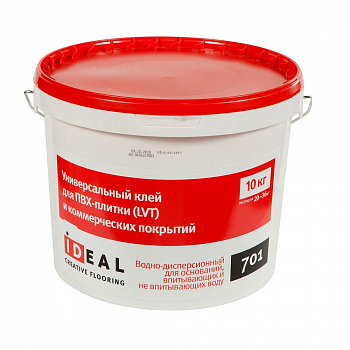 Клей для ПВХ Forbo Ideal 701 (1кг/3кг/5кг/10кг) (10 кг) Клей для ПВХ Forbo Ideal 701 (1кг/3кг/5кг/10кг) (10 кг)
