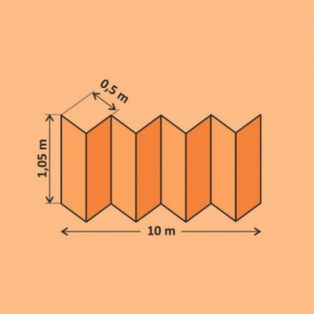Подложка под ламинат и паркет 3 мм листовая, гармошка (м2)