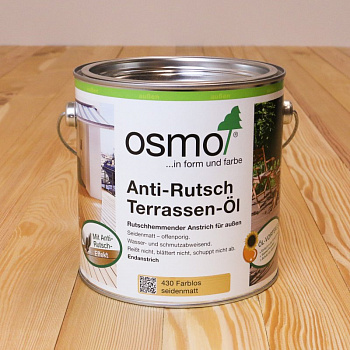 Масло Osmo 430 Anti-Rutsch Terrassen-Oil бесцветное (с антискользящим эффектом) (2,5 л) Масло Osmo 430 Anti-Rutsch Terrassen-Oil бесцветное (с антискользящим эффектом) (2,5 л)