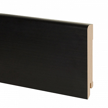 Плинтус шпон Pedross 95/15 Черный матовый  parketcity-ufa.ru