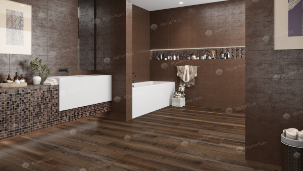 Картинка товара ламинат alpine floor 8/33 aqua life xl 104-04 дуб пауэлл LF104-04 parketcity-ufa.ru