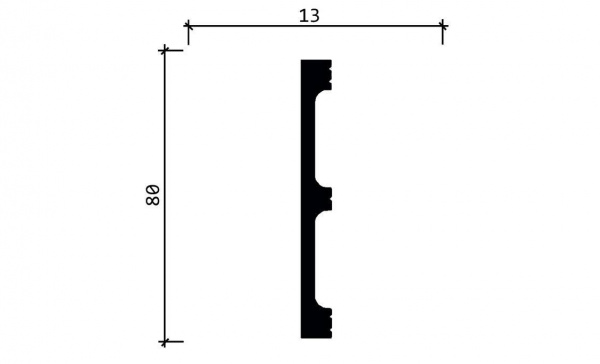 Картинка товара плинтус decor-dizayn dd708 2000*80*13 мм DD708 parketcity-ufa.ru