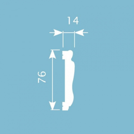 Картинка товара мx033 молдинг cosca 2000*76*14 мм МХ033 parketcity-ufa.ru