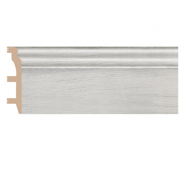 Картинка товара плинтус decomaster 232-84 ясень белый 2400*100*22 мм D232-84 ДМ parketcity-ufa.ru