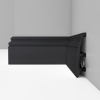 Картинка товара плинтус decomaster 232-112 черный матовый 2400*100*22 мм D232-112 ДМ parketcity-ufa.ru