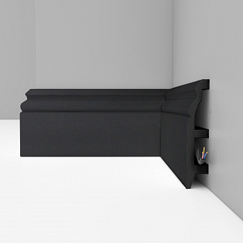 Плинтус Decomaster 232-112 Черный матовый 2400*100*22 мм parketcity-ufa.ru